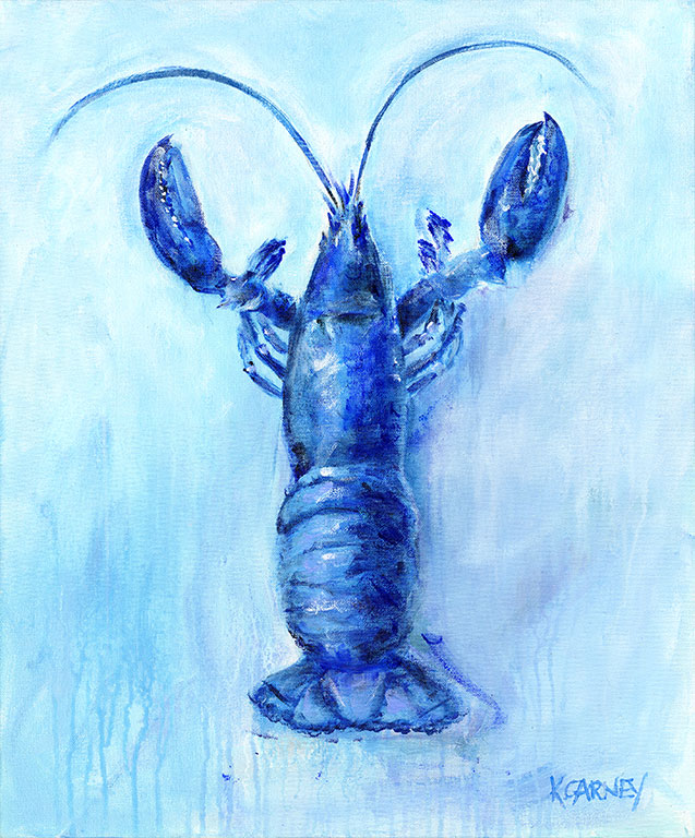 Maine Lobster (in marine)  - Acrylic - 20 x 24