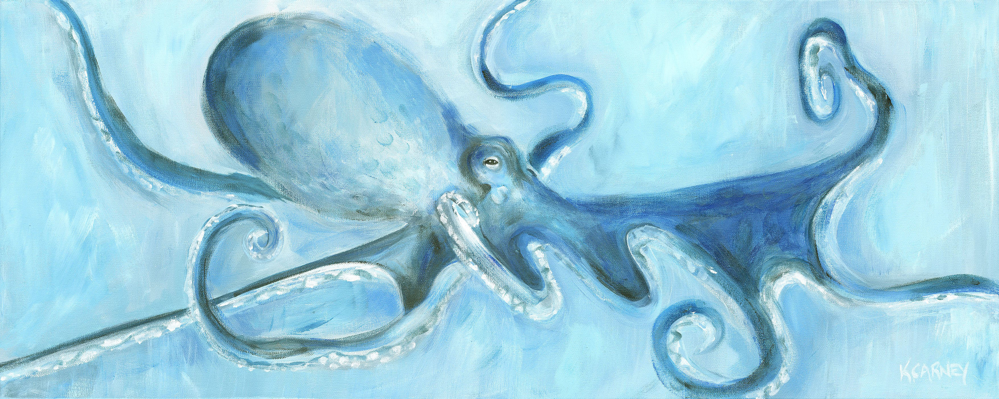 Always an Octopus – Acrylic – 16 x 40